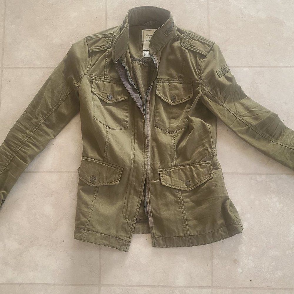 Abercrombie utility jacket anorak